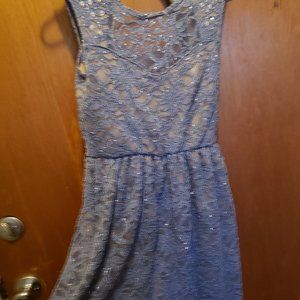 Baby blue lace dress